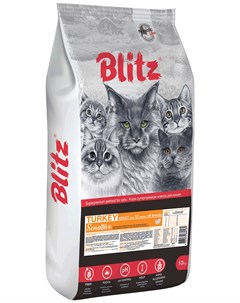 Sensitive Adult Cat Turkey для взрослых кошек с индейкой 10 10 кг Blitz