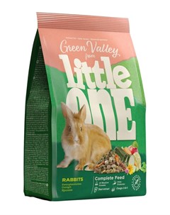 Зеленая долина корм для кроликов из разнотравья 750 гр Little one