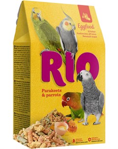 Eggfood корм яичный для средних и крупных попугаев 250 гр Rio