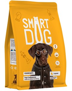 Для взрослых собак крупных пород с курицей 12 12 кг Smart dog