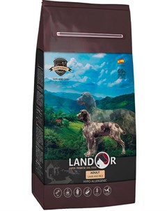 Dog Adult Lamb Rice для взрослых собак всех пород с ягненком и рисом 3 кг Landor