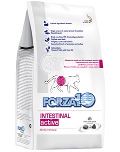 Cat Intestinal Active для взрослых кошек при заболеваниях желудочно кишечного тракта 0 45 кг Forza10