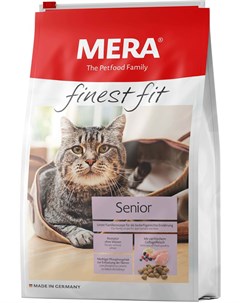 Finest Fit Senior 8 для пожилых кошек старше 8 лет с птицей 0 4 кг Mera
