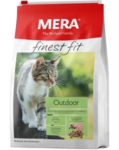 Finest Fit Cat Outdoor для активных взрослых кошек с птицей 0 4 кг Mera