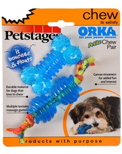 Игрушка для собак орка набор косточка и гантель ультра мини 7 см уп 2 шт 1 шт Petstages
