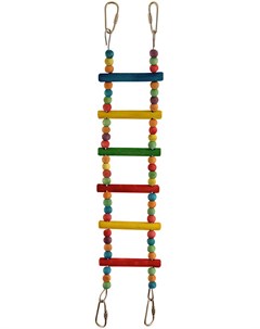 Игрушка для птиц Лестница большая с бусинами 46 см 46 см Триол
