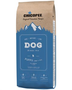 Pro Nature Line Puppy Lamb Rice для щенков всех пород с ягненком и рисом 20 кг Chicopee