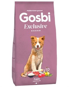 Exclusive Puppy Medium для щенков средних пород с курицей 3 кг Gosbi