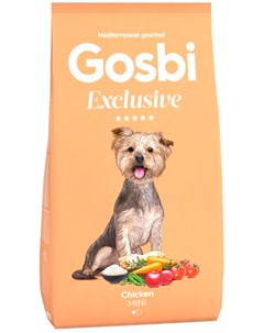 Exclusive Adult Mini Chiken для взрослых собак маленьких пород с курицей 7 кг Gosbi