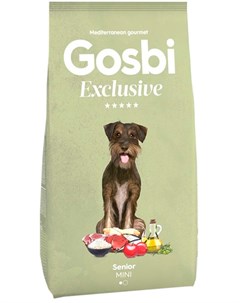 Exclusive Senior Mini для пожилых собак маленьких пород с курицей 2 кг Gosbi