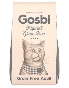 Original Grain Free Cat Adult беззерновой для взрослых кошек с курицей 3 кг Gosbi