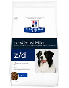 Hill s Prescription Diet Z d для взрослых собак при острых пищевых аллергиях 3 кг Hill`s