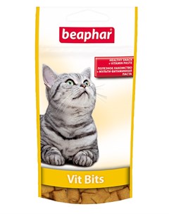 Лакомство Vit bits для кошек подушечки с витаминной пастой 35 гр Beaphar