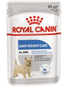 Light Weight Care диетический для взрослых собак всех пород паштет 85 гр Royal canin