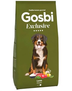 Exclusive Adult Lamb Maxi для взрослых собак крупных пород с ягненком 3 кг Gosbi