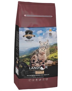 Cat Adult Sterilized Rabbit Rice для взрослых кастрированных котов и стерилизованных кошек с кролико Landor
