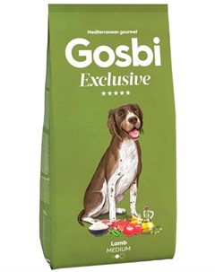 Exclusive Adult Medium Lamb для взрослых собак средних пород с ягненком 12 кг Gosbi