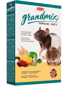 Grandmix Topolini Ratti корм для крыс и мышей 400 гр Padovan