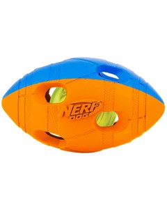 Игрушка для собак Мяч гандбольный светящийся двухцветный 10 см 1 шт Nerf