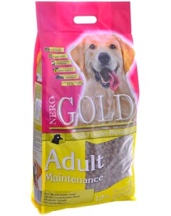 Dog Adult Maintenance диетический для взрослых собак всех пород с курицей и рисом Контроль веса 12 1 Nero gold