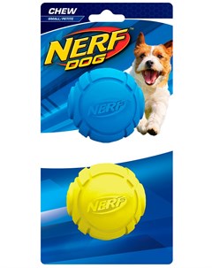Игрушка для собак Мяч рифленый 6 см уп 2 шт 1 шт Nerf