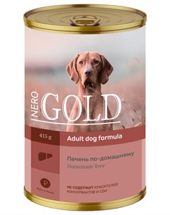 Adult Dog Home Made Liver для взрослых собак с печенью по домашнему 415 гр х 12 шт Nero gold