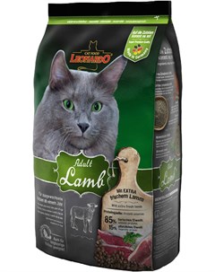 Adult Lamb для взрослых кошек при аллергии с ягненком 2 кг Leonardo