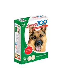 Здоровье и красота мультивитаминное лакомство для собак с L карнитином 90 таблеток Доктор zoo