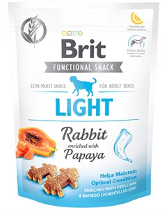 Лакомство Care Light Rabbit диетическое для взрослых собак с кроликом и папайей 150 гр Brit*