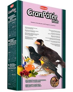 Granpatee Fruits корм для насекомоядных птиц с фруктами 1 кг Padovan