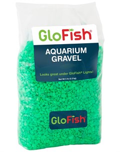 Грунт для аквариума флуоресцентный зеленый 2 26 кг Glofish
