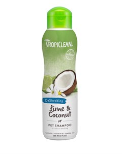 Shampoo Lime Coconut Тропиклин шампунь для собак и кошек в период линьки Лайм и кокос 355 мл Tropiclean