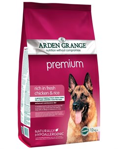 Premium для привередливых взрослых собак всех пород с курицей и рисом 2 кг Arden grange