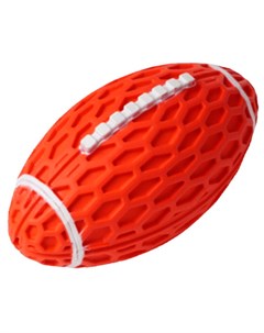Игрушка для собак Silver Series мяч регби с пищалкой каучук красный 14 5 х 8 2 х 7 9 см 1 шт Homepet