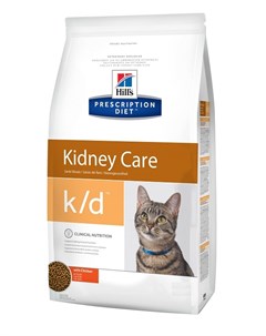 Hill s Prescription Diet K d для взрослых кошек при заболеваниях почек и мочекаменной болезни оксала Hill`s