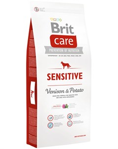 Care Sensitive Venison Potato для взрослых собак всех пород при аллергии с олениной и картофелем 3 к Brit*