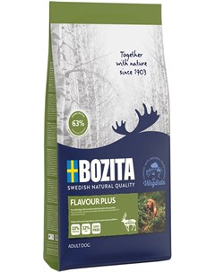 Flavour Plus для привередливых взрослых собак всех пород с нормальным уровнем активности с оленем 12 Bozita