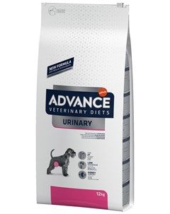 Veterinary Diets Urinary для взрослых собак при мочекаменной болезни 12 кг Advance