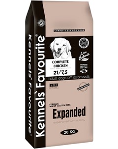 Dog Adult Expanded диетический для взрослых собак всех пород с курицей 20 20 кг Kennels` favourite