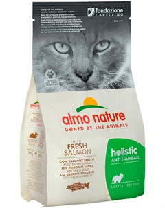 Adult Cat Anti Hairball Fresh Salmon для взрослых кошек для вывода шерсти с лососем 2 кг Almo nature