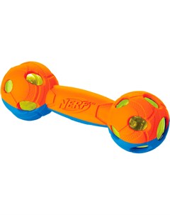 Игрушка для собак Гантель светящаяся двухцветная 17 5 см 1 шт Nerf