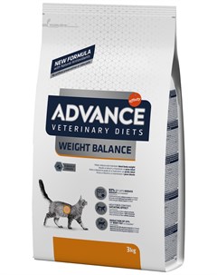 Veterinary Diets Weight Balance для взрослых кошек при ожирении 1 5 кг Advance