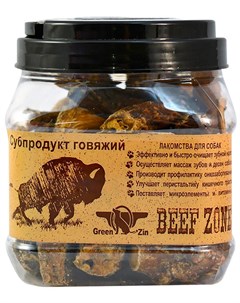 Лакомство Beef Zone для собак всех пород пенис бычий сушеный малый 600 гр 1 шт Green qzin