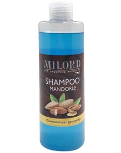 Шампунь для собак и кошек Shampoo Mandorle увлажняющий с пантенолом и маслом миндального ореха 300 м Milord