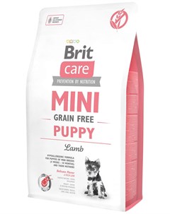 Care Mini Grain Free Puppy Lamb беззерновой для щенков маленьких пород с ягненком 2 кг Brit*