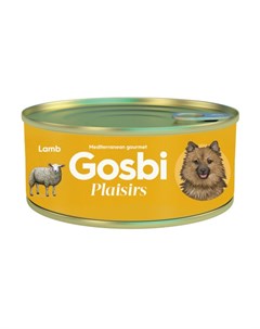 Влажный корм для собак Plaisirs Lamb с ягненком 0 185 кг Gosbi