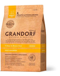 Сухой корм для собак Probiotic Adult Mini 1 кг Grandorf
