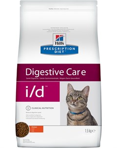 Сухой корм Prescription Diet i d Feline Gastrointestinal Health диета для кошек 1 5 кг Hill`s