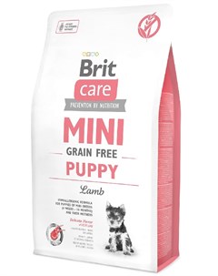 Сухой корм для щенков Care Mini Gf Puppy Lamb 2 кг Brit*