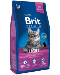 Сухой корм для кошек Premium Cat Light 1 5 кг Brit*